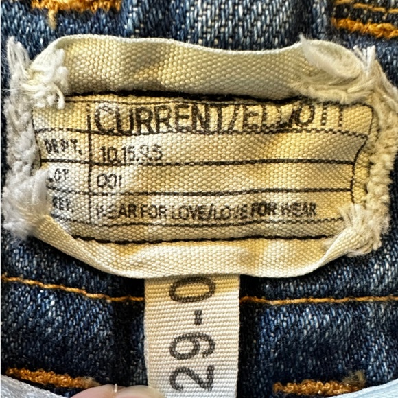 Anthropologie Current/Elliot wide leg crop raw hem jean size 29 - Picture 4 of 6